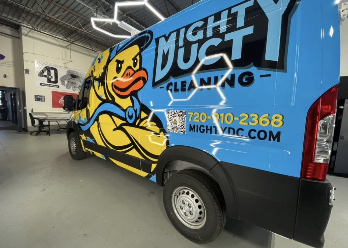 Mighty Duct Cleaning — Ford Transit
